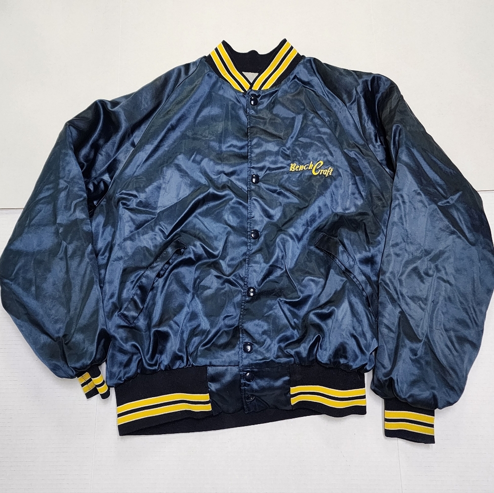 Vintage Dunbrooke Pla-Jac Men's Size XL Benchcraft Furniture Bomber Jacket. USA